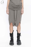 Boris Bidjan Saberi cotton skirt German handmade comfortable WSKIRT 2 F0401T-TANHUI charcoal gray